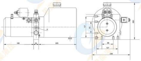 高空拾取的电源单元