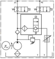 用于双剪刀升降机的动力装置