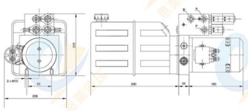 小电动叉车电源单元