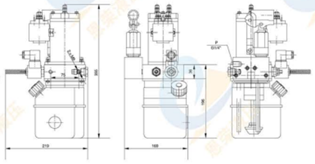 轮椅提升电源单元