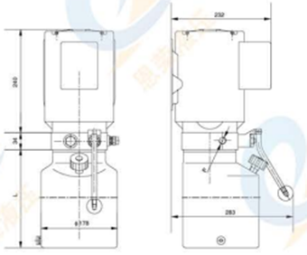 汽车升降机的动力装置