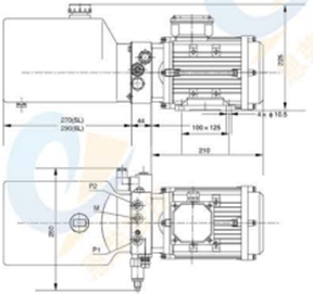 用于码头级别的电源单元