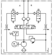 篮球架液压动力装置