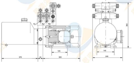 轮胎更换器电源单元