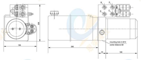 雪解卸电源单元