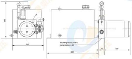 转储拖车电源单元